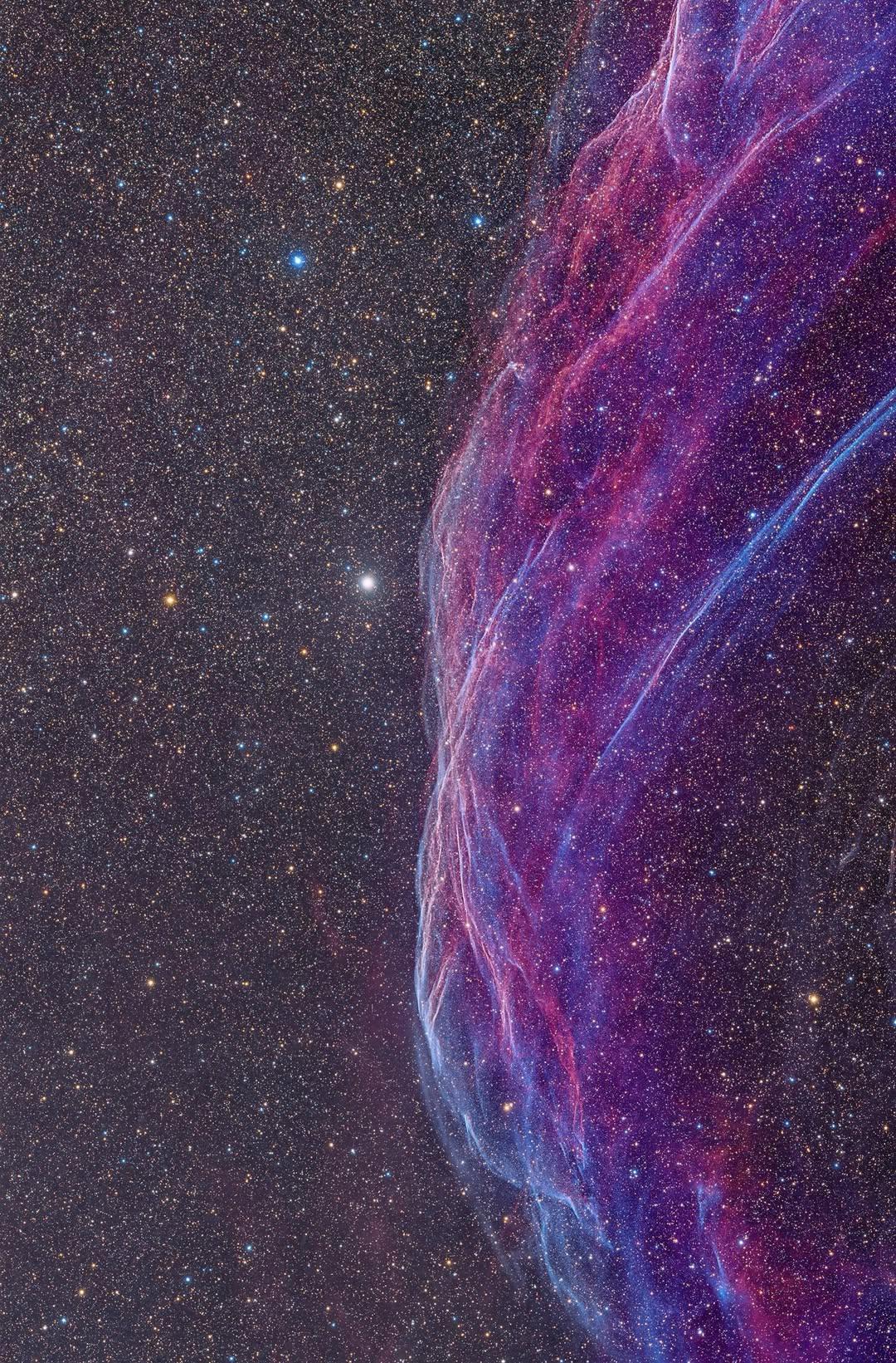 SH2-91 —— 天鹅座中一处美丽的超新星遗迹 距离约2500光年...