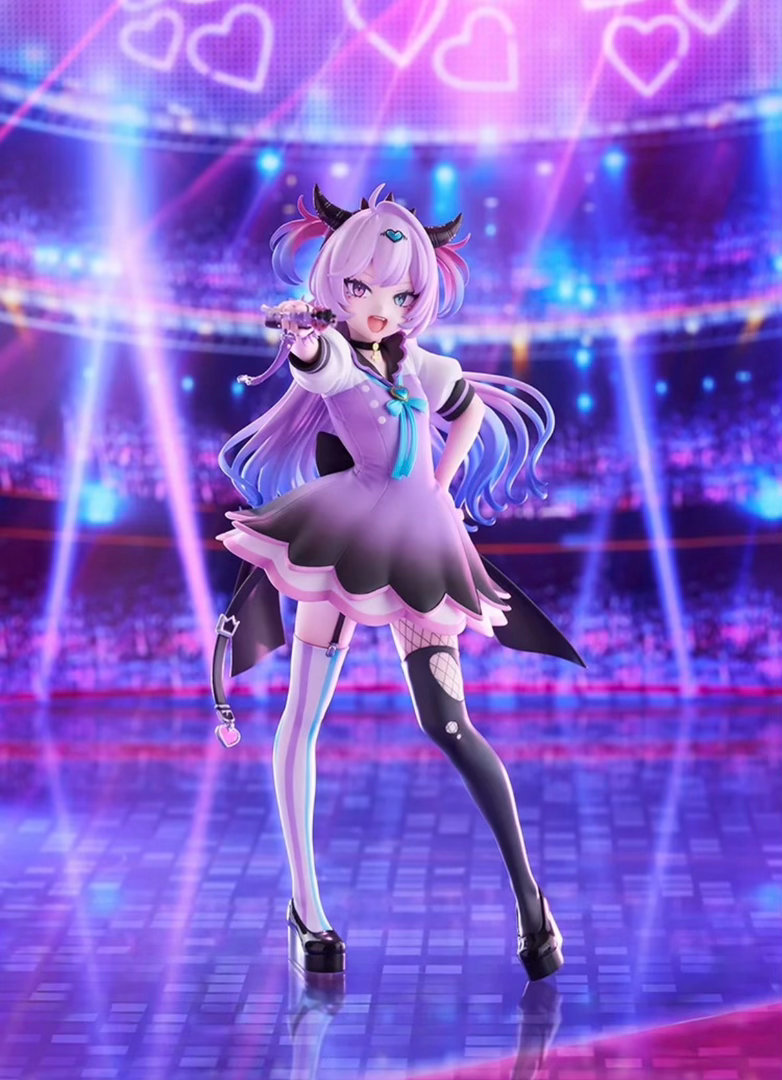 《主播女孩重度依赖》动画版全新手办，猛毒电波少女登场，1/7 紫色棒棒糖 Pur