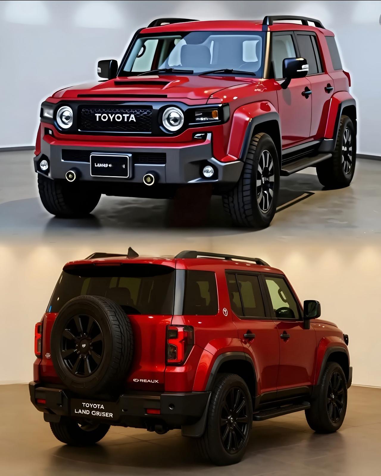 网传的丰田陆地巡洋舰迷你版，搭载2.8L柴油发动机，同样拥有强悍的越野性能，据说