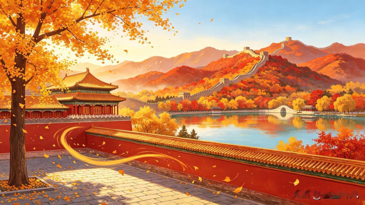 不同于南方秋意的温柔绵长，北京的秋是利落、通透、自带风骨的。短短一个多月的黄金赏