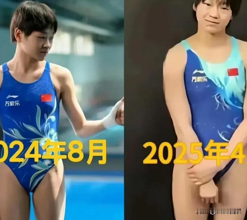 全红婵分享训练照，并配文：刚刚累，图片中可以看到，全红婵身穿训练服，满脸大汗，衣