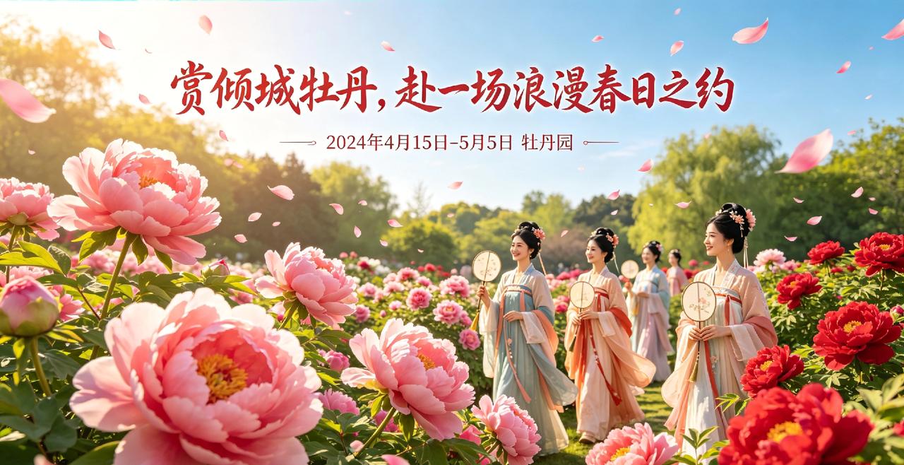 赏倾城牡丹，赴一场浪漫春日之约