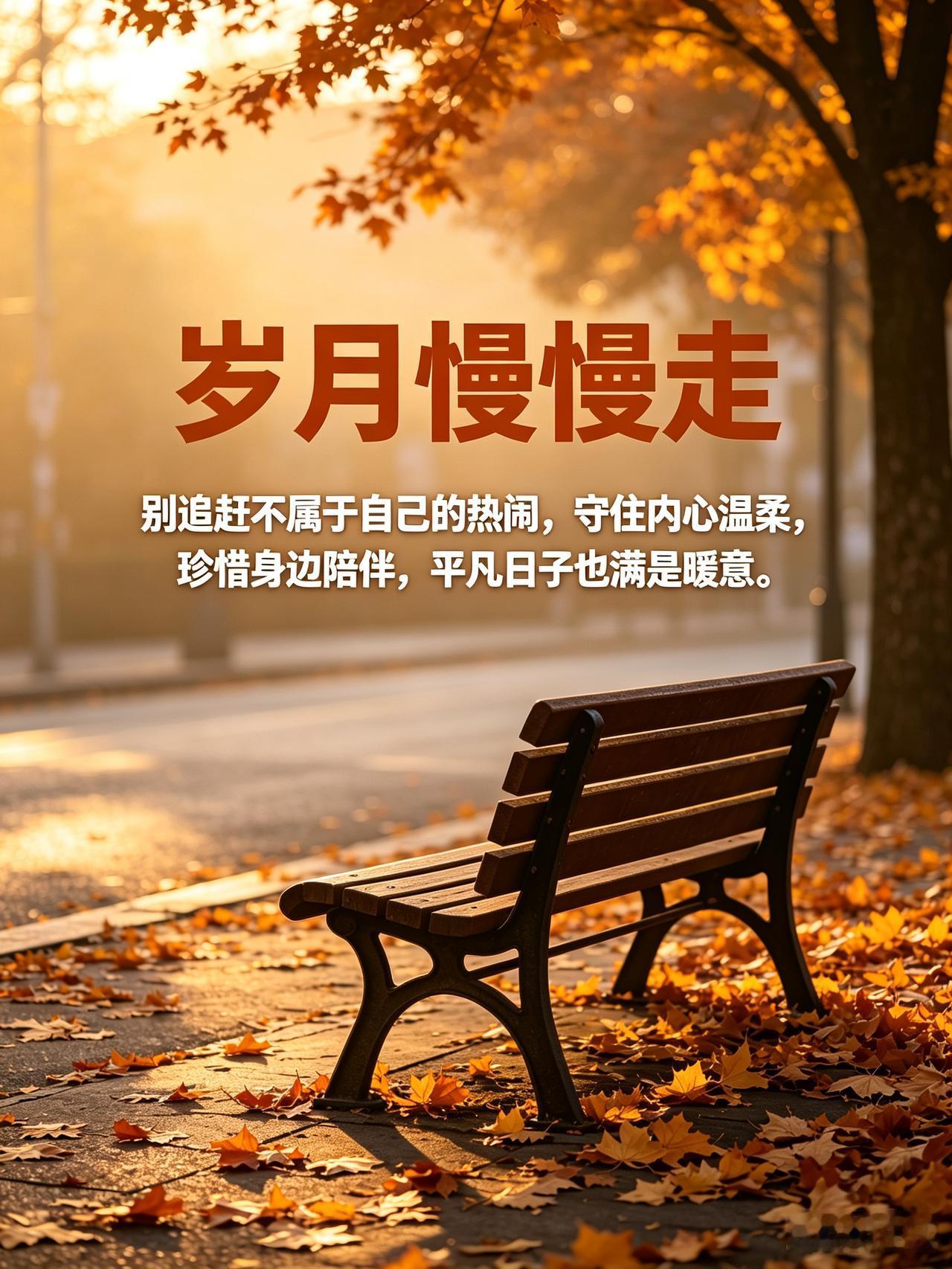 珍惜陪伴，好好过日子。