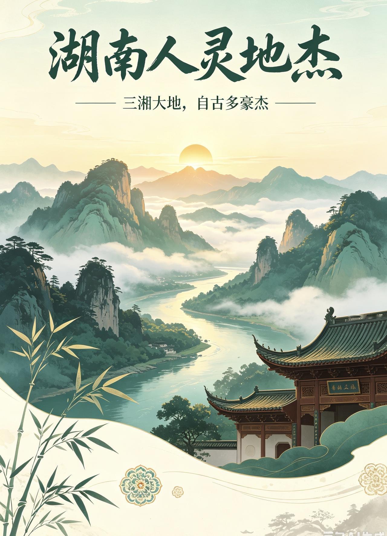 刚刚刷到一张图片，湖南人才济济。

湖南自古地灵人杰，湖湘大地英才辈出，素有“无