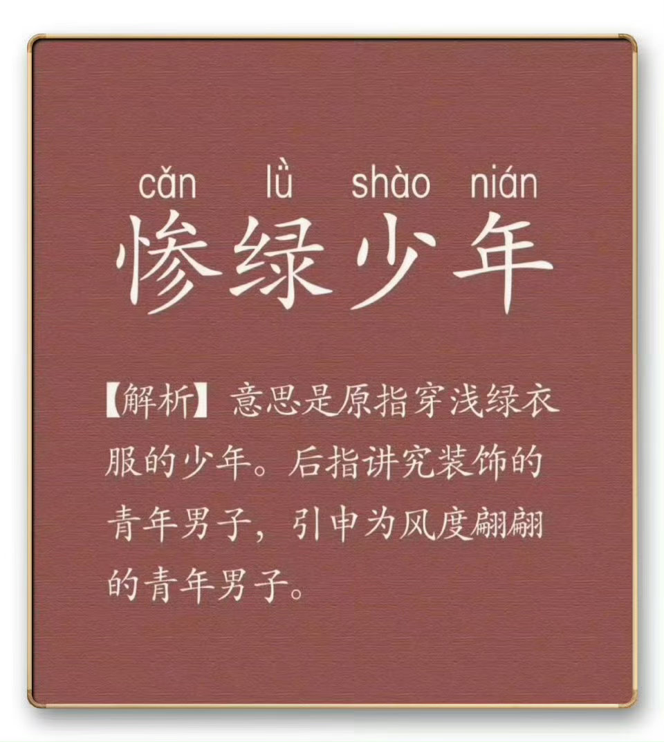 那些小众却惊艳的成语 