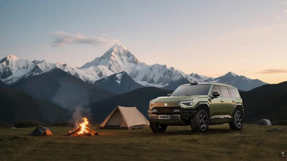 猛士M817是真的把硬派和智能平衡得超棒。-40℃漠河实测不是噱头，开着它在冰雪