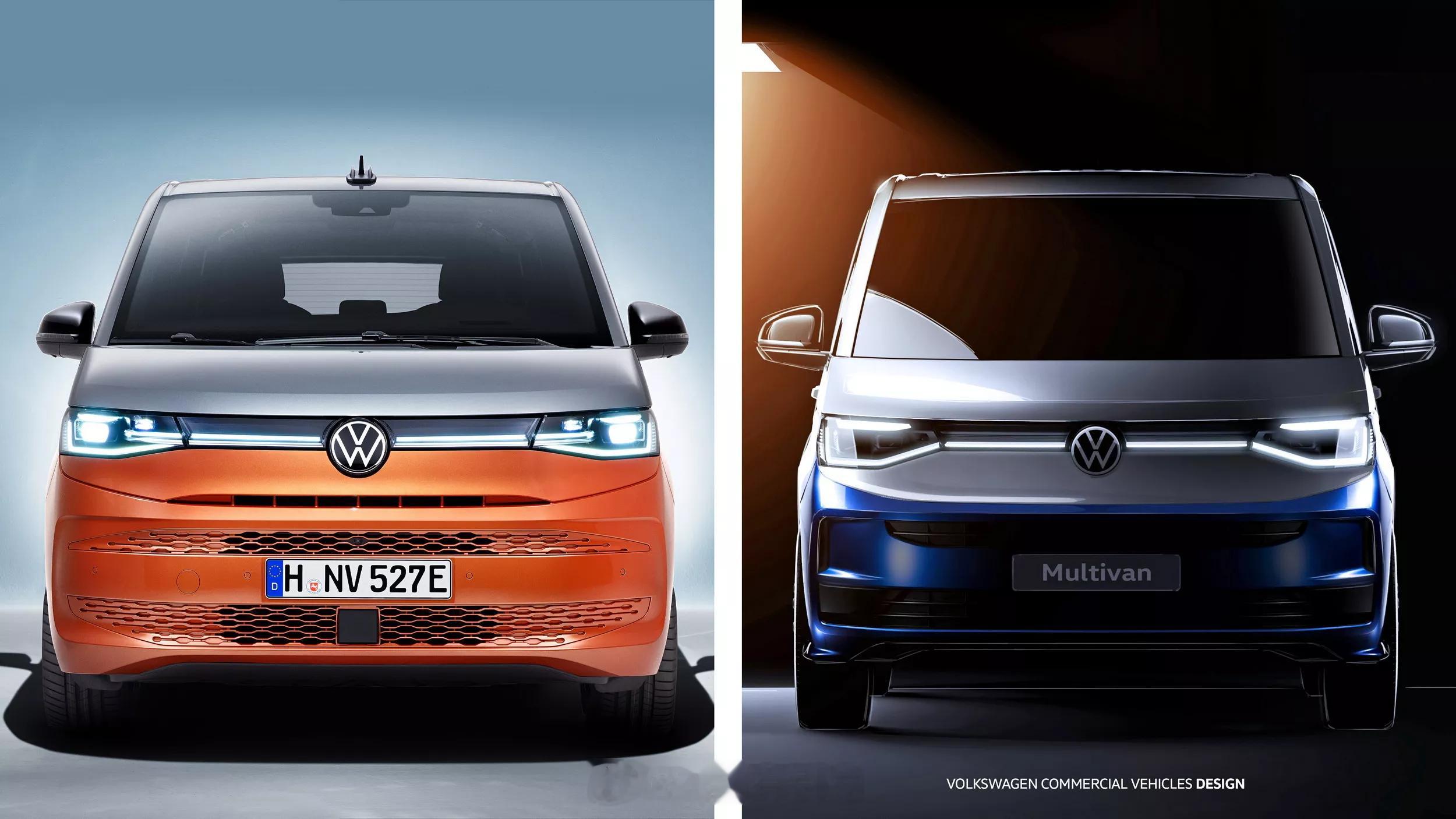 好消息：大众今年晚些时候会发布T7迈特威和开迪的中期改款，前脸改动明显，车机也会