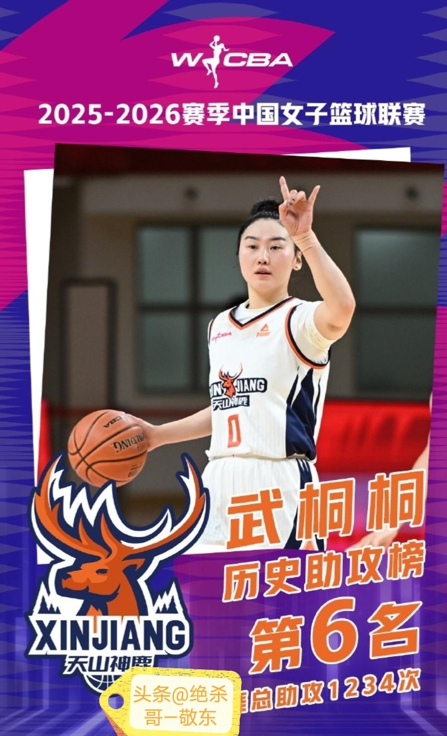 中国女篮后卫线的——答案之一武彤彤！
       WCBA全明星尘埃落定，北区