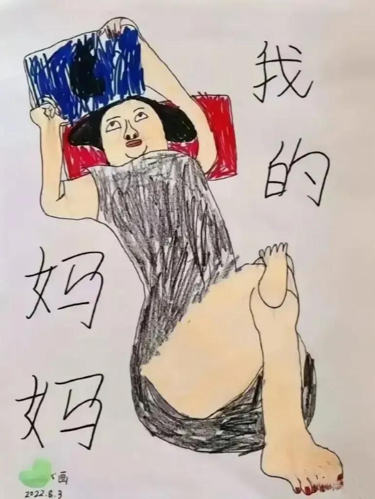 儿子交的美术作业，要不要考虑转学？
