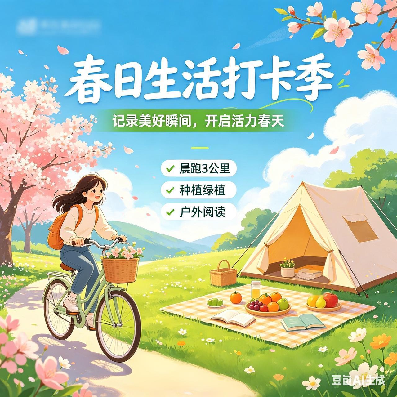 春日生活打卡季-背起行囊，把春天装进相册。游走于市井花海，去捕捉怒放的鲜活。记录