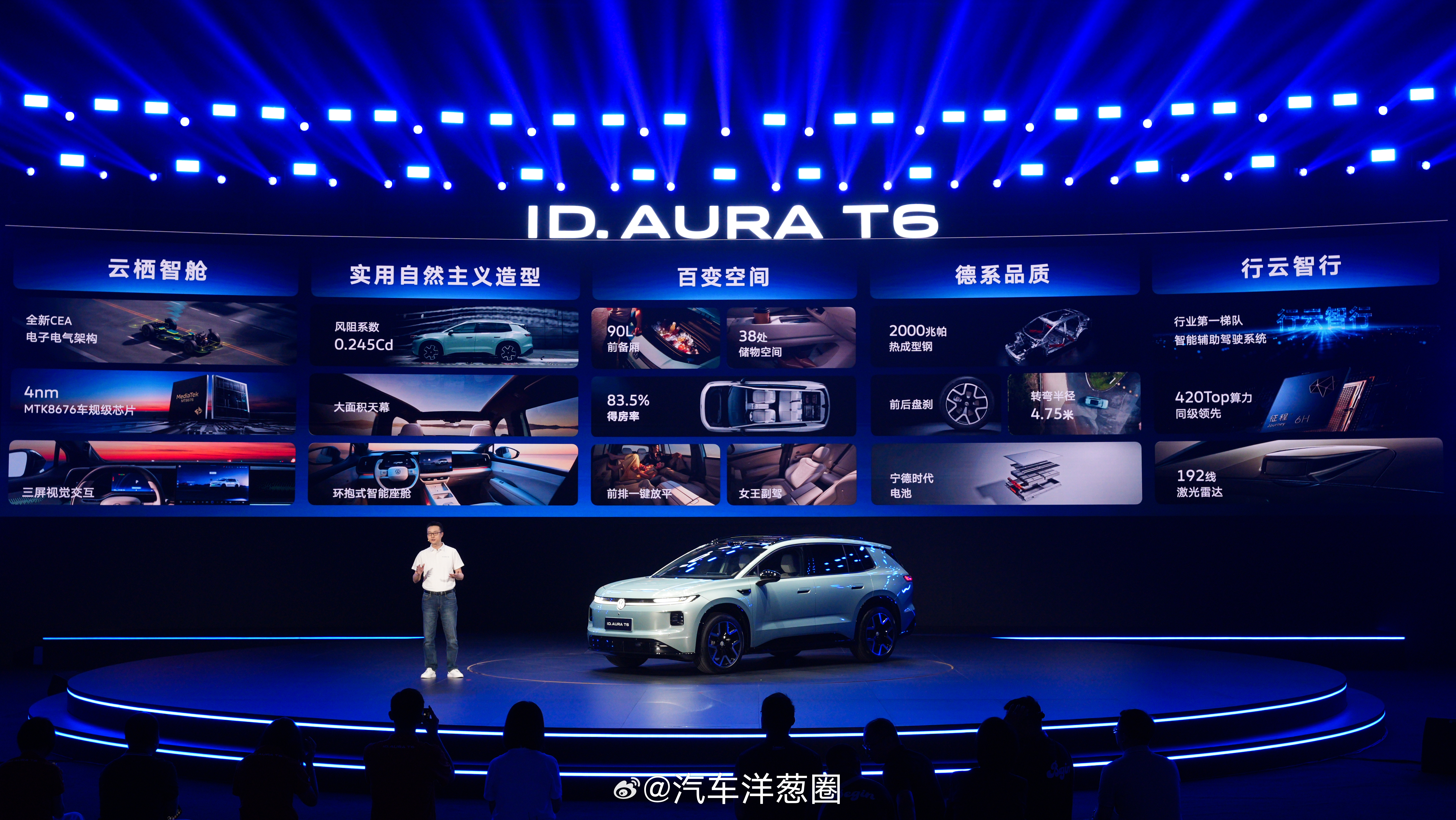 一汽-大众的ID. AURA T6来了！葱爆新车 今天开启盲订了这是专门为中国市