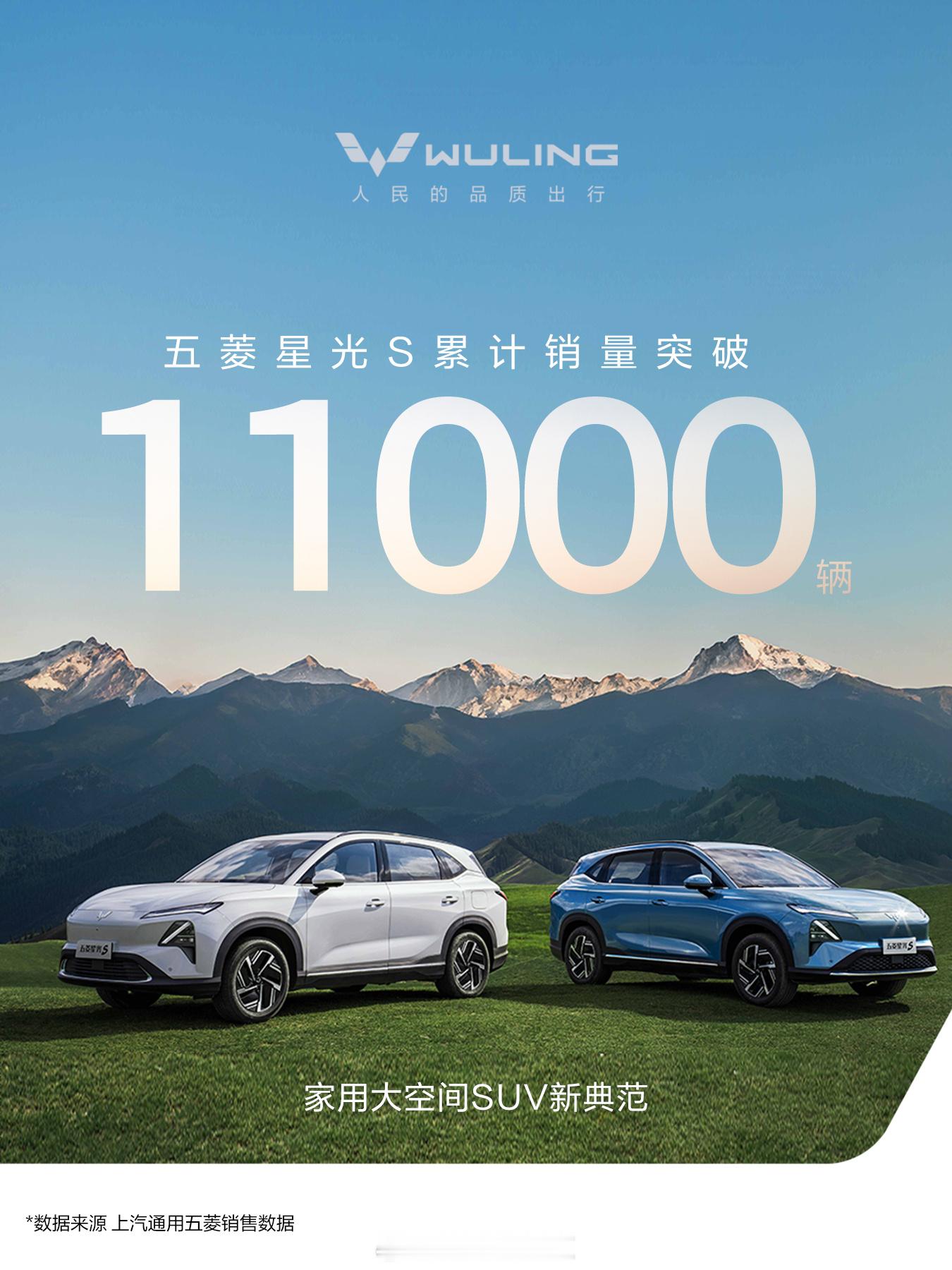 越级实力，销量给力！国庆期间，五菱星光家族迎来开门红，热销3655台星光S上市累
