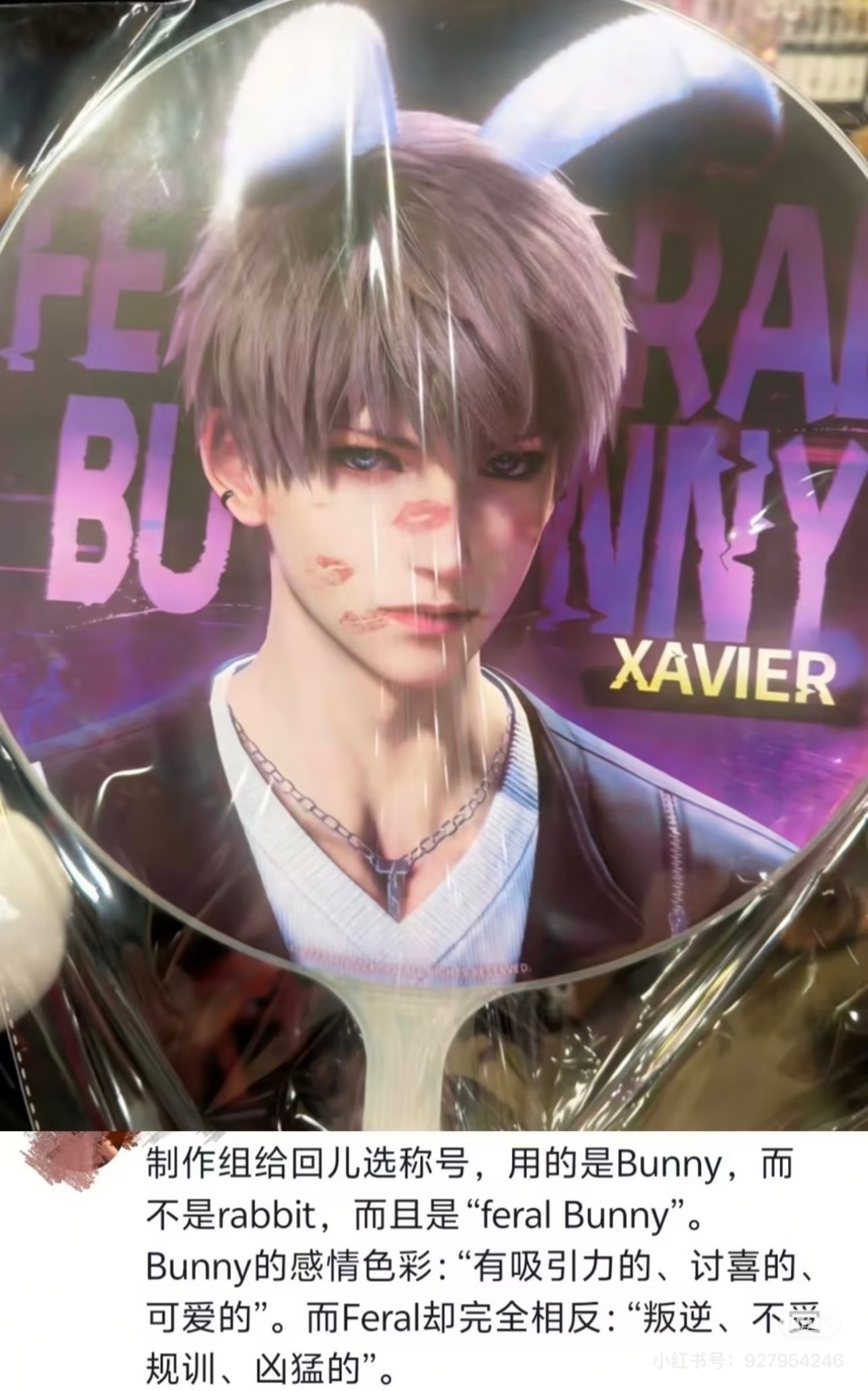 沈星回沈星回 ✨恋与深空 看到男神这把扇子的Feral Bunny 发现原来“F