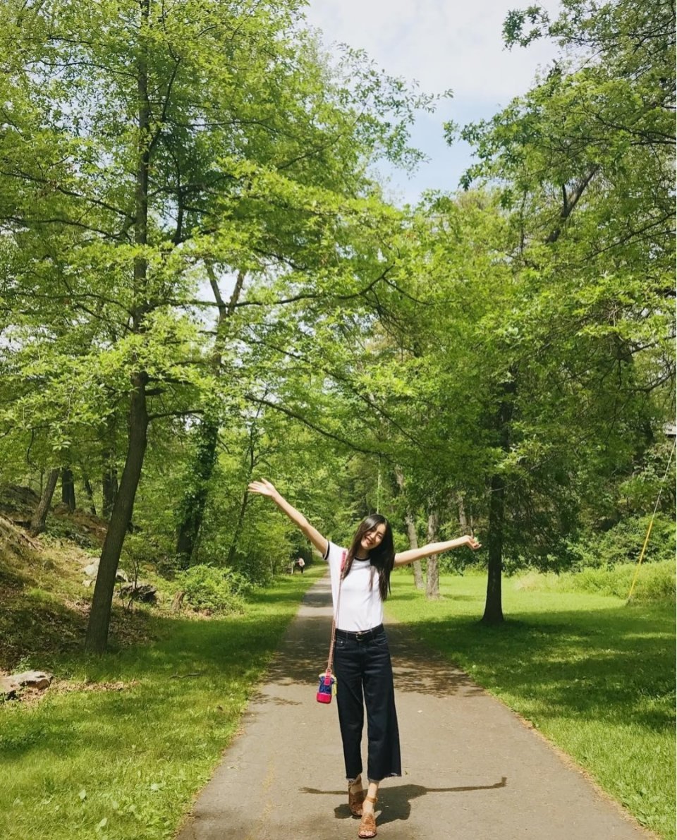 大自然美景丨休闲丨明星超模刘雯的户外美图～ ​​​