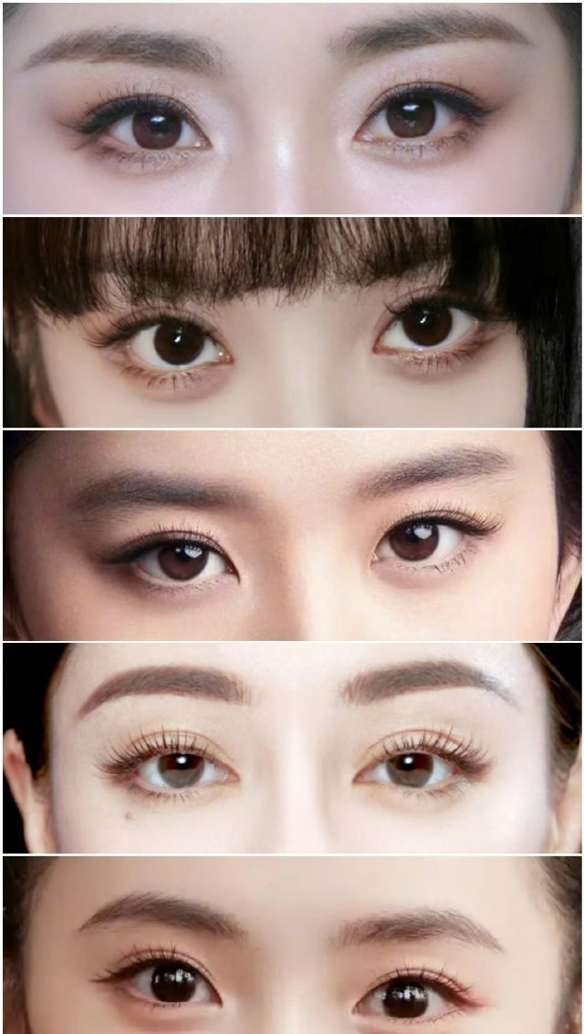 一位网友选的内娱最好看的五双眼睛，看出都是谁了么？ 