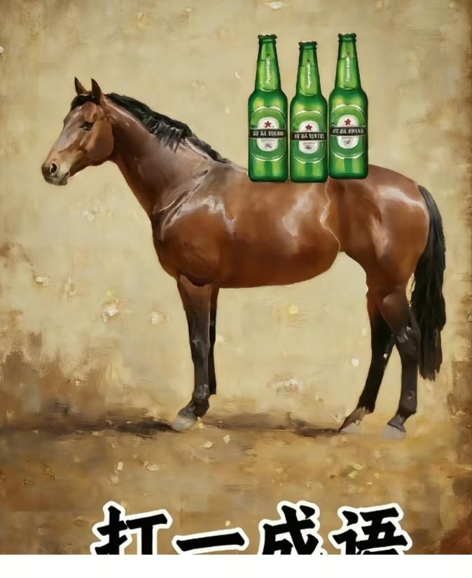 〔看图猜成语〕图中隐藏成语。你能看出来吗？拭目以待。温馨提示：谐音猜个字。