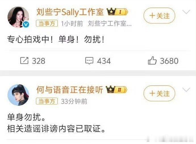 何与刘些宁否认恋情已否认 