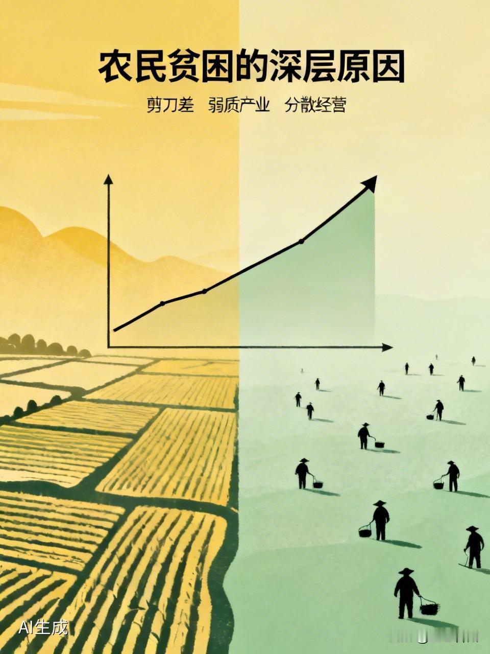 农民辛苦了一辈子还贫穷，原因是多方面的。观念陈旧和农业产出率低确实有影响。但深层
