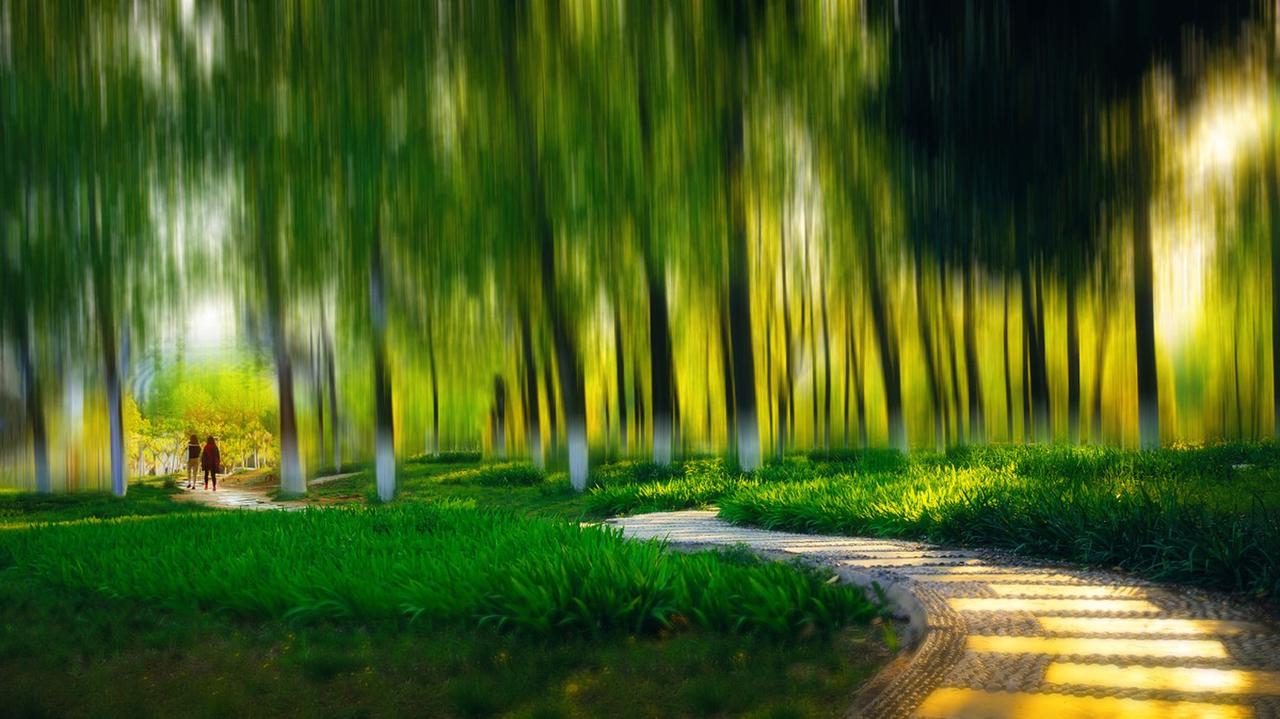 看到“小路清风过”这个上联，一下子就来了兴致。这上联描绘出一幅超有意境的画面，一