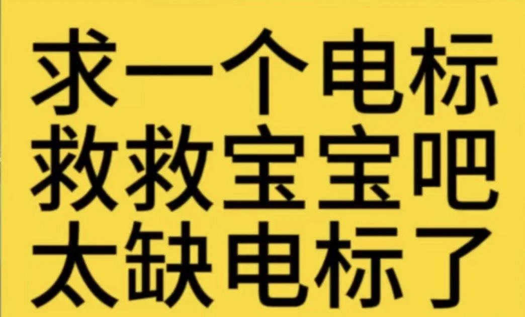 求电标呀，真的急缺呀
太缺电标了
电标怎么这么少[害羞][害羞]北京新能源指标 