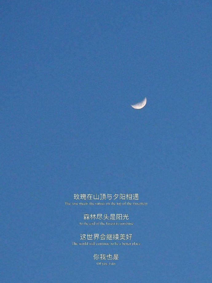 “这世界会继续美好 你我也是” 