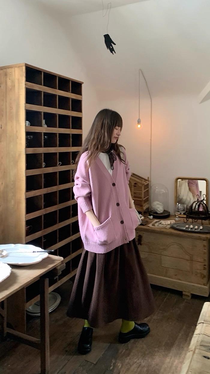 这个秋冬的半裙穿搭～