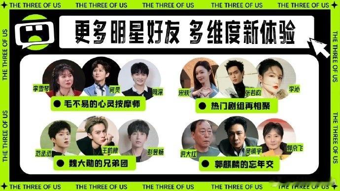 #魏大勋的兄弟团没有白敬亭# 魏大勋新综艺《我们仨》里介绍魏大勋的兄弟团，没有白