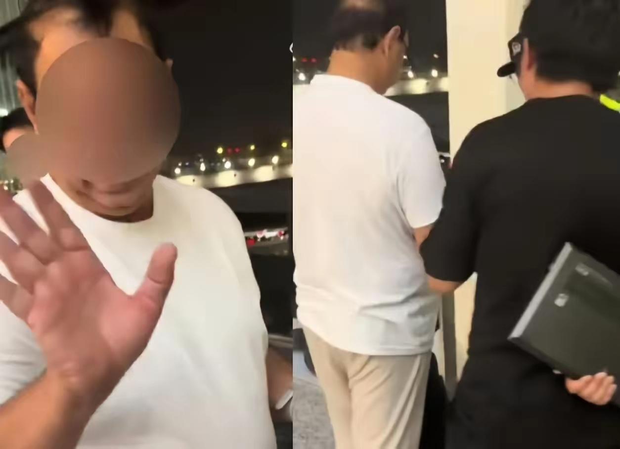 浦东机场，出事了。
就在T1星巴克。
一位大哥正对着电脑改合同，就起身接个热水，