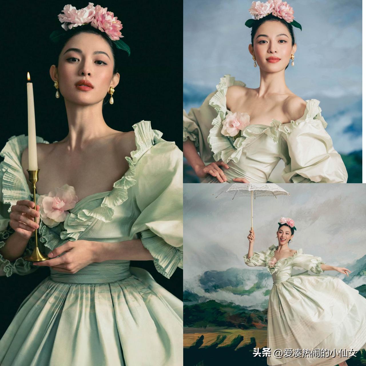 VOGUE之夜，钟楚曦玩抽象，张婧仪很端庄，刘亦菲人间富贵花！
6月23日晚，备