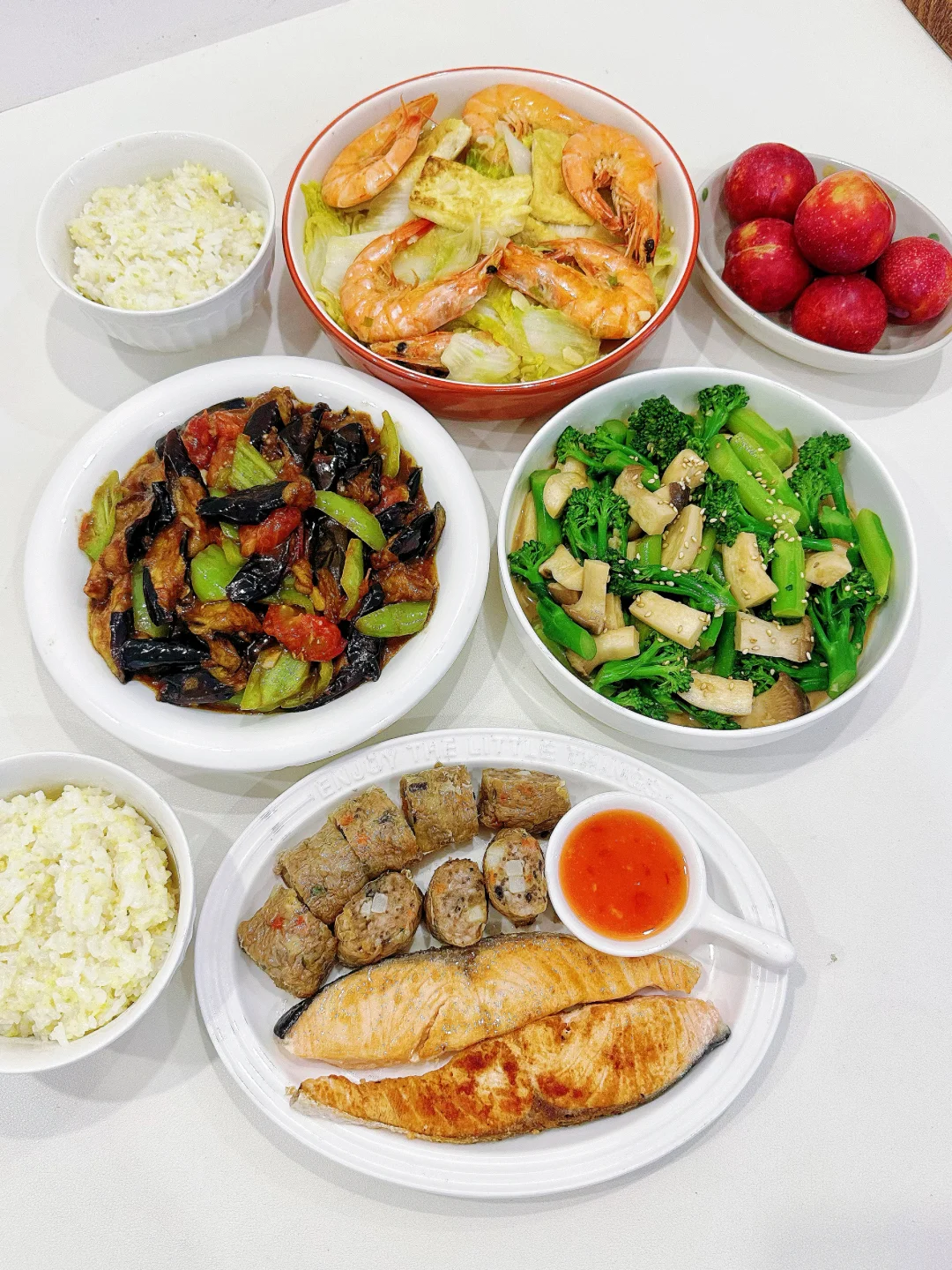 在家吃干净清爽的晚餐🍚解锁下饭烧茄子