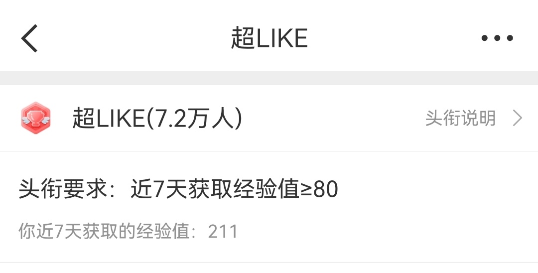 最近这超like分值也算是创新高了啊 