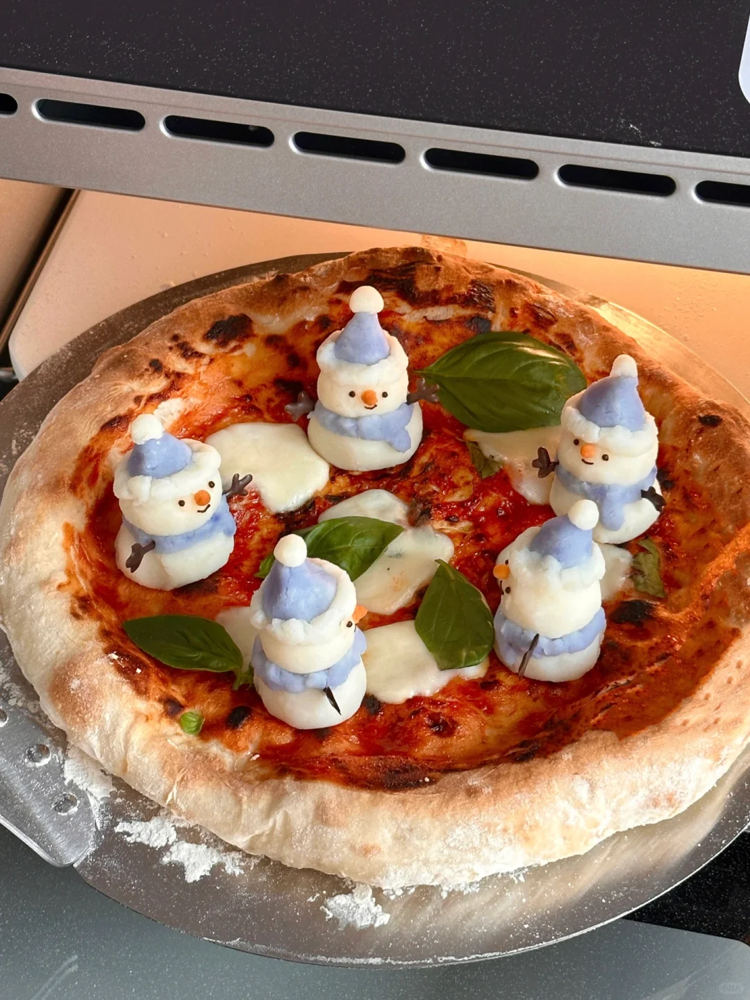 jellycat雪人☃️土豆泥玛格丽特披萨