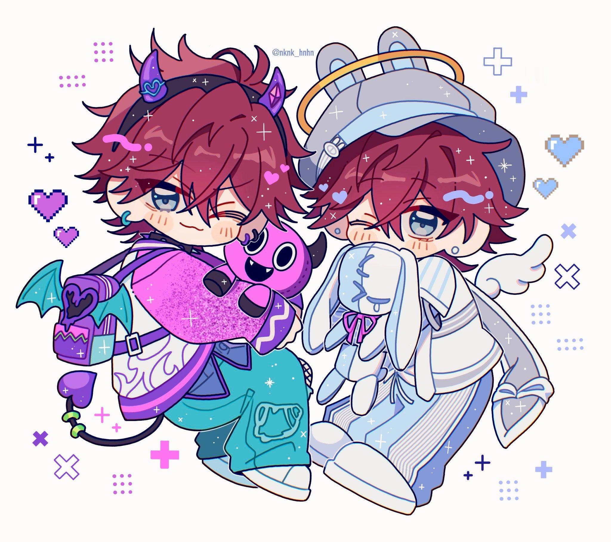 偶像梦幻祭 偶像梦幻祭2 你掉的是这个😈还是👼🏻？天城燐音🎨 ヒナ 