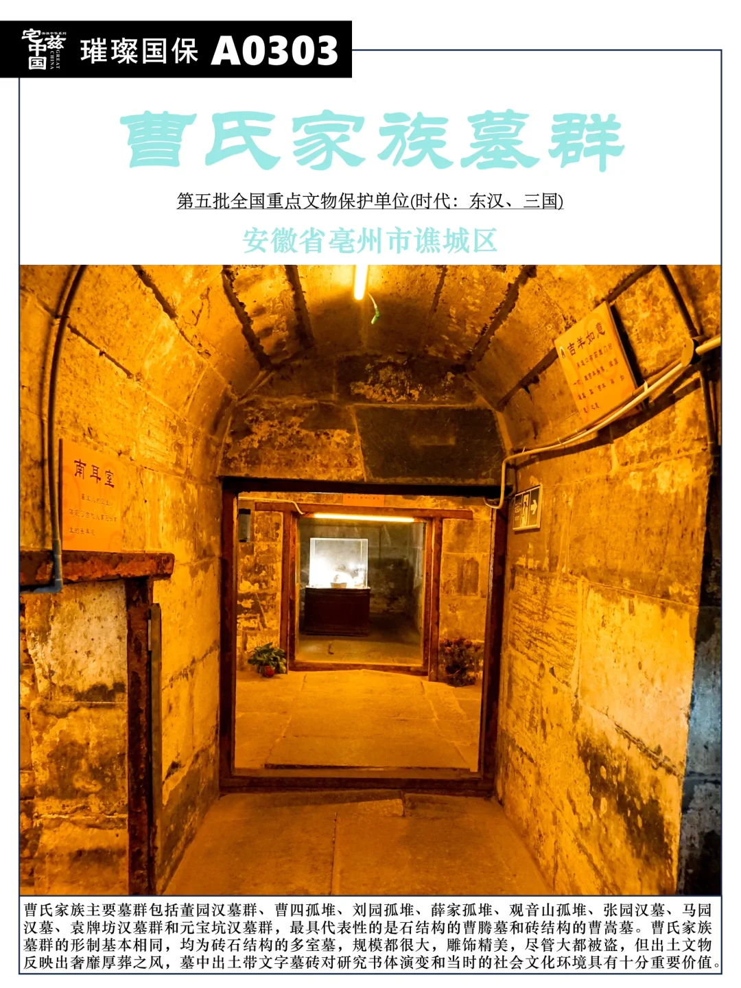 A0303曹氏家族墓群，曹操家族发展壮大的见证