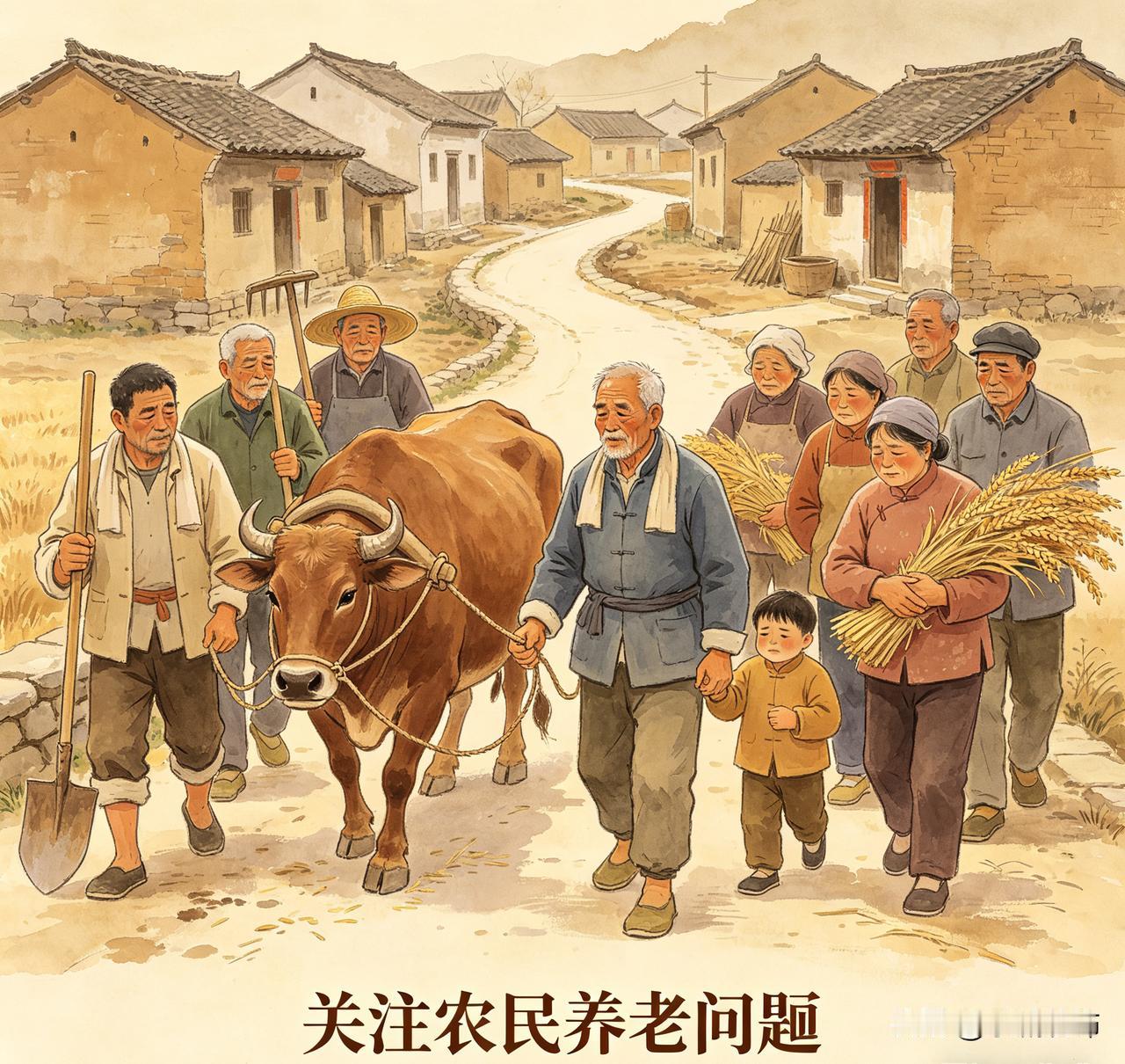 农民老了以后应该由谁来养老呢?
农民养老，本质上是个人、家庭、集体与国家共同承担