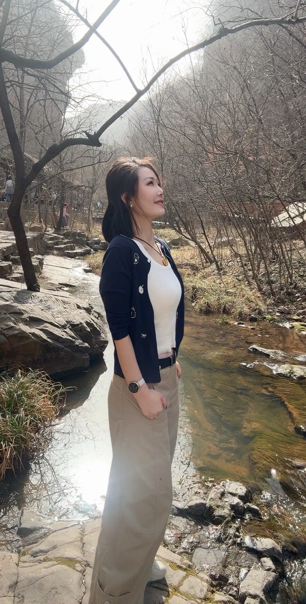 外景拍摄花絮 短发