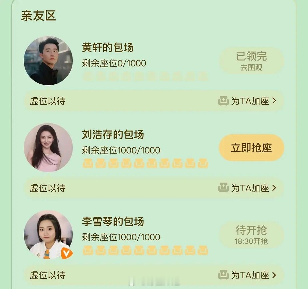 张若昀新剧甚至没有亲友团包场连王景春都有亲友团 这三个是给导演李路包的 