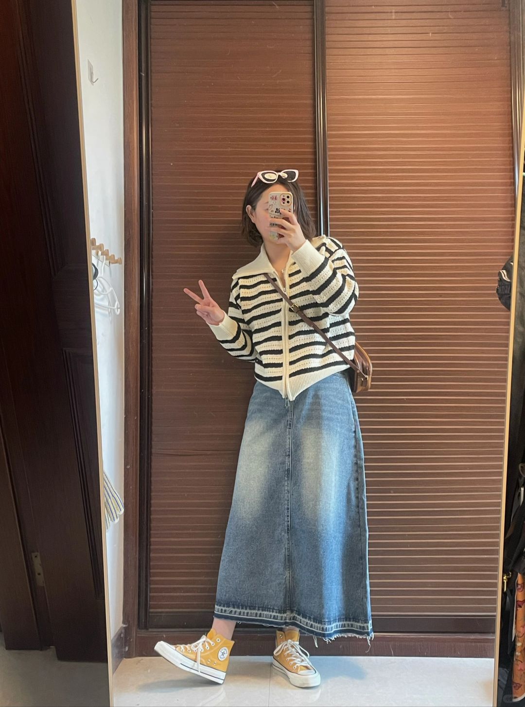 好喜欢这两套🎈条纹毛衣太舒服啦～