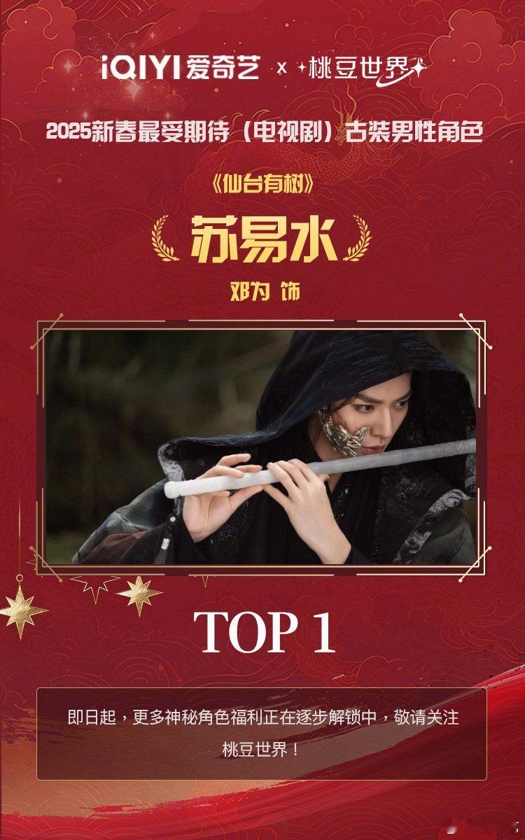 邓为手绘春晚小卡 💎 春晚大赏 💎 春晚大赏今日发桃花运  你说你在青丘，我