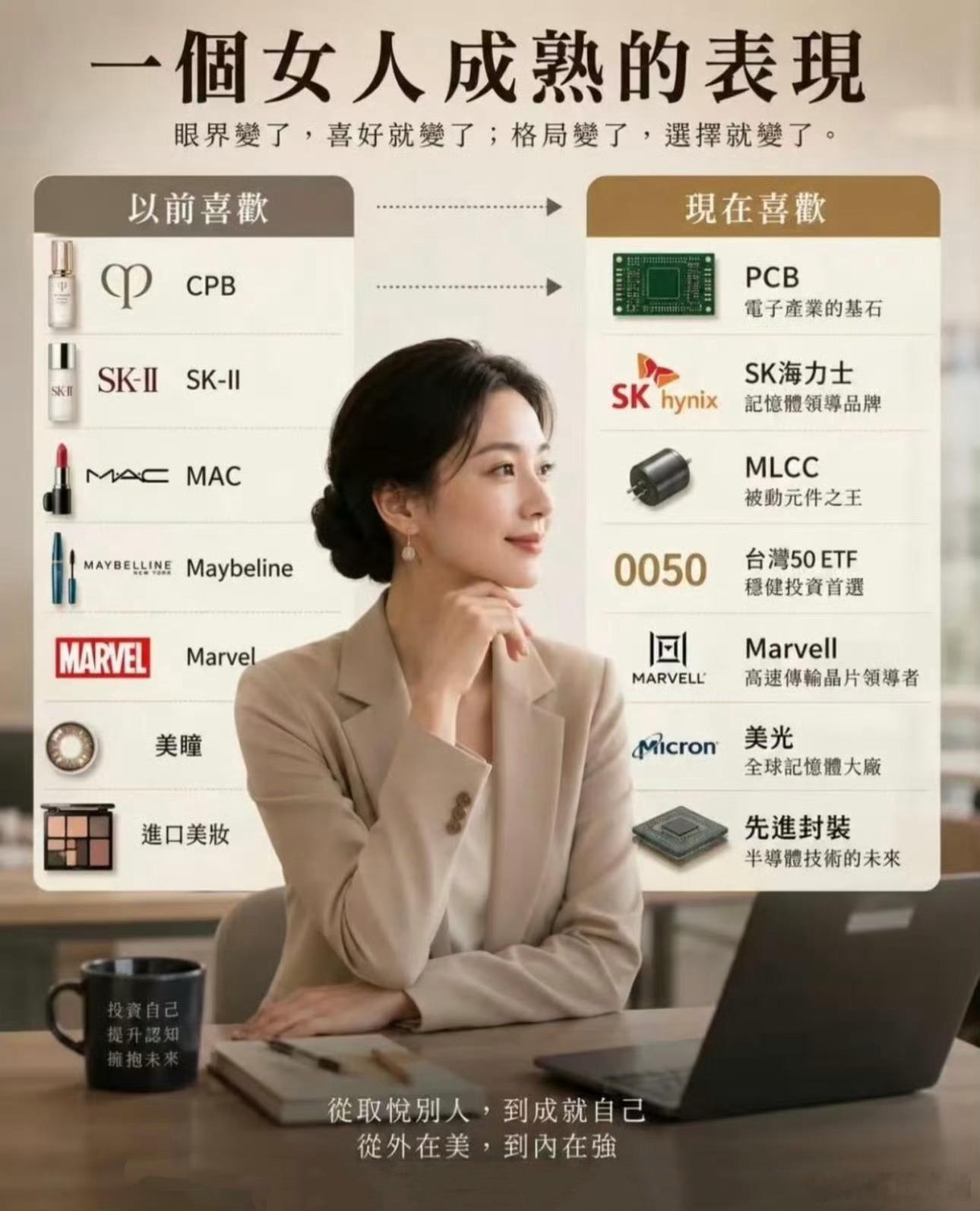 一个女人成熟的标志 