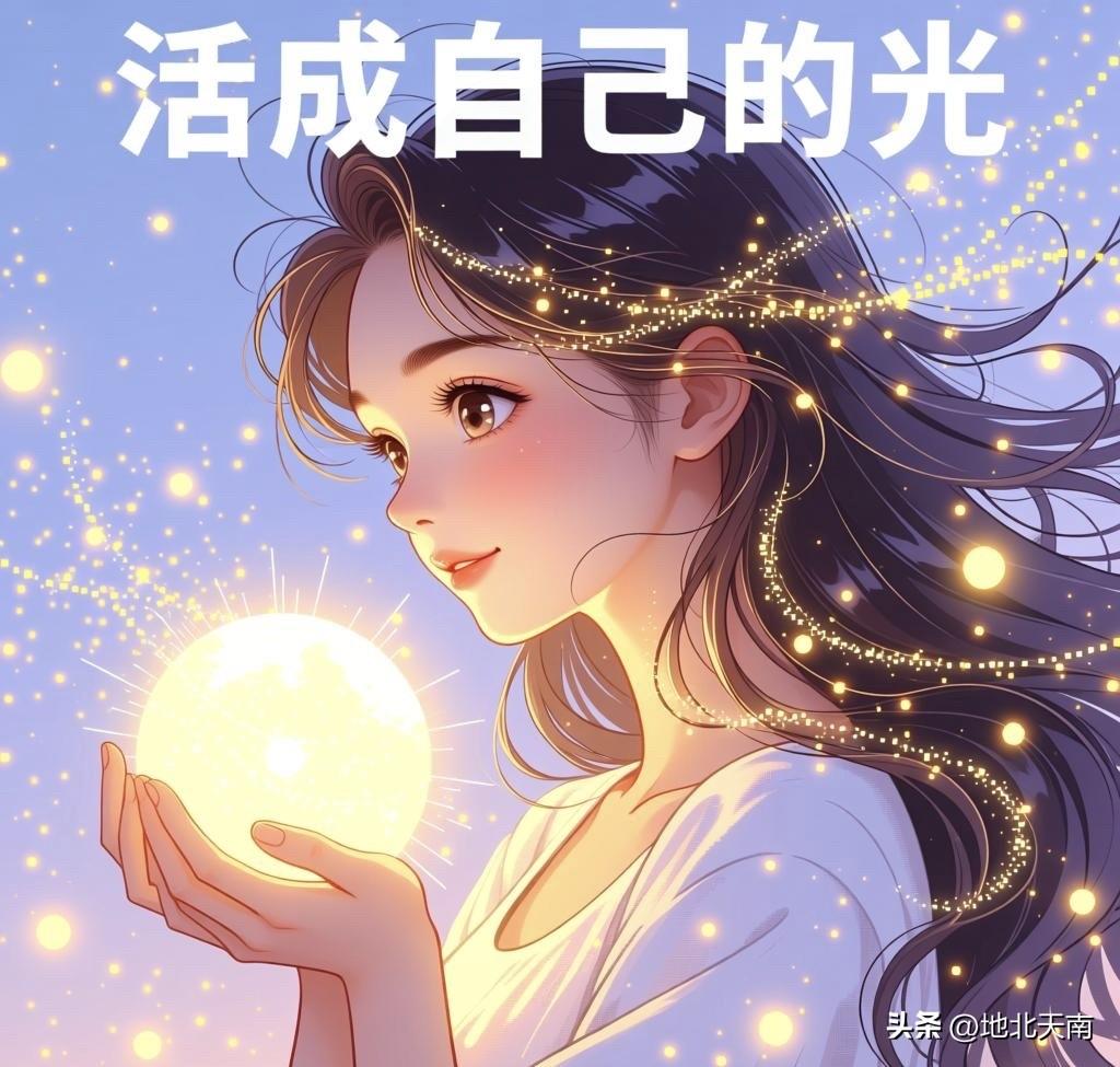 先把自己活成一道光，
别总盯着别人。

只管努力，
该来的都在路上。

先种花，