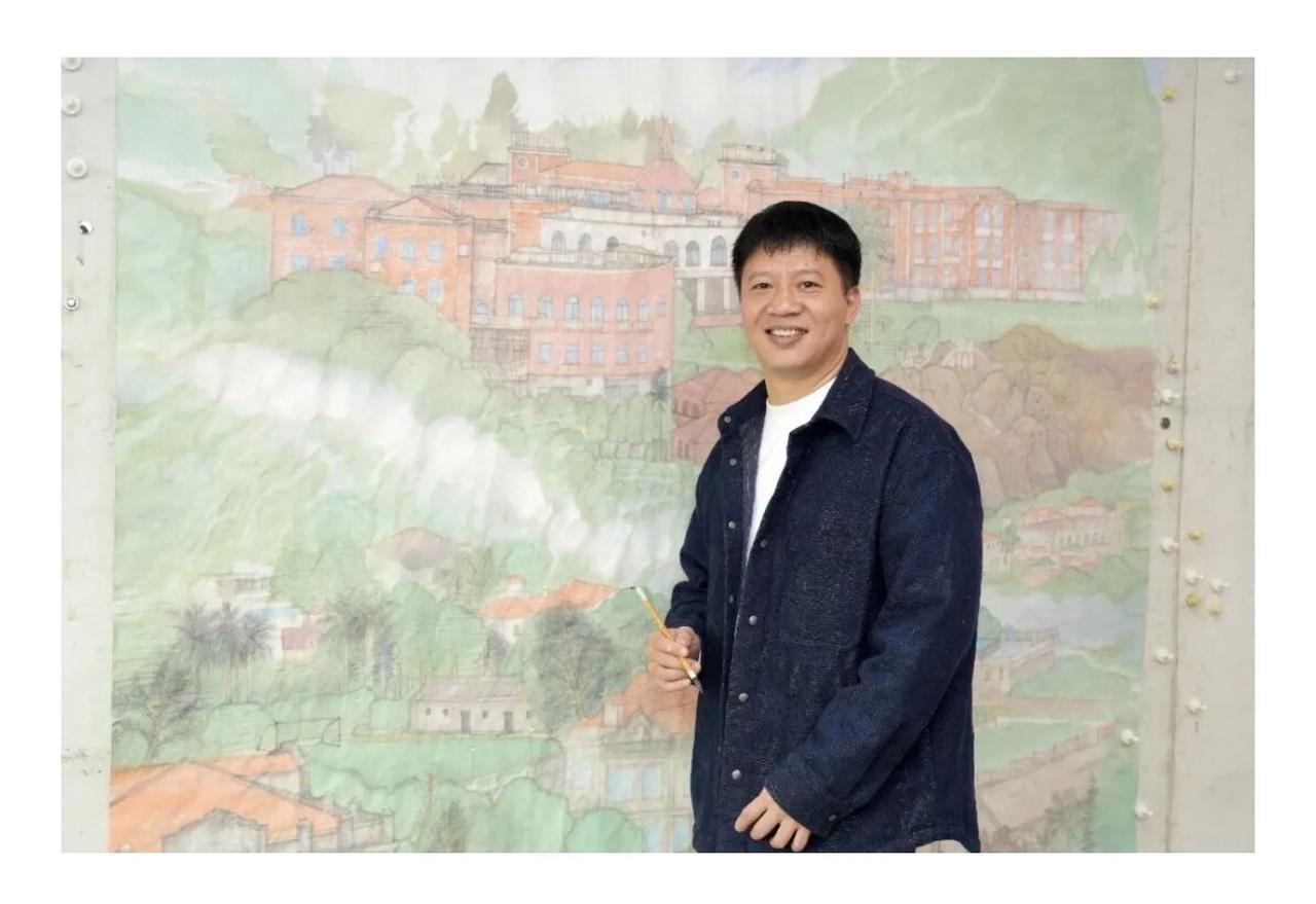 蓝光丨陈端绘画作品赏析点滴

好久好久以前，通过“诗画联展”与陈端画家认识结缘，