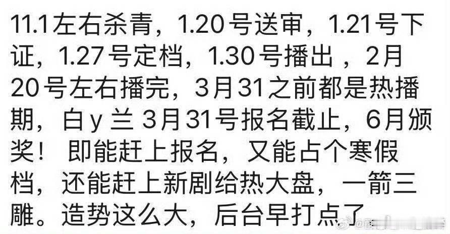 金鹰奖提名名单这是哪部剧呀