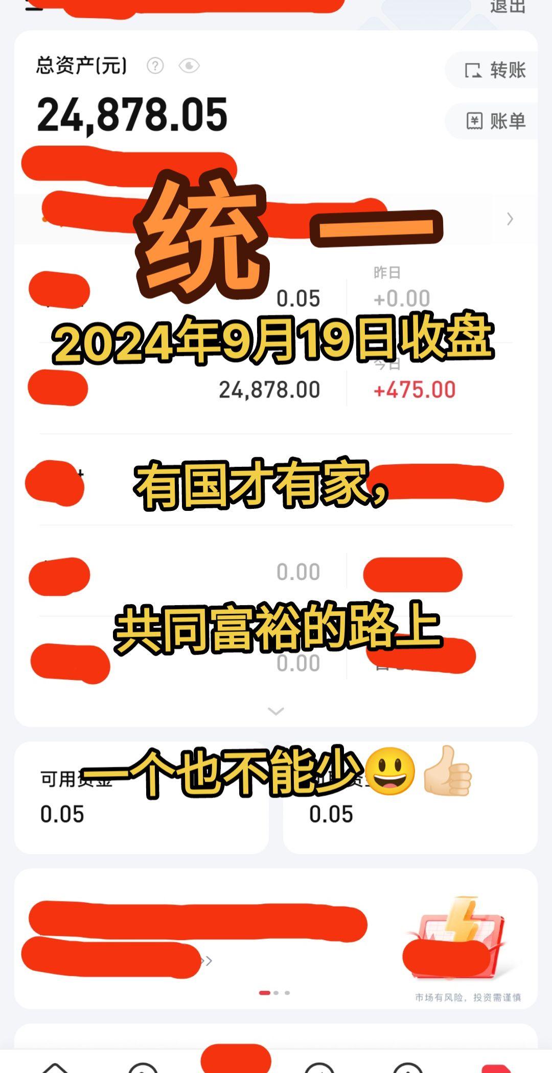 实盘记录 入市有风险投资需谨慎