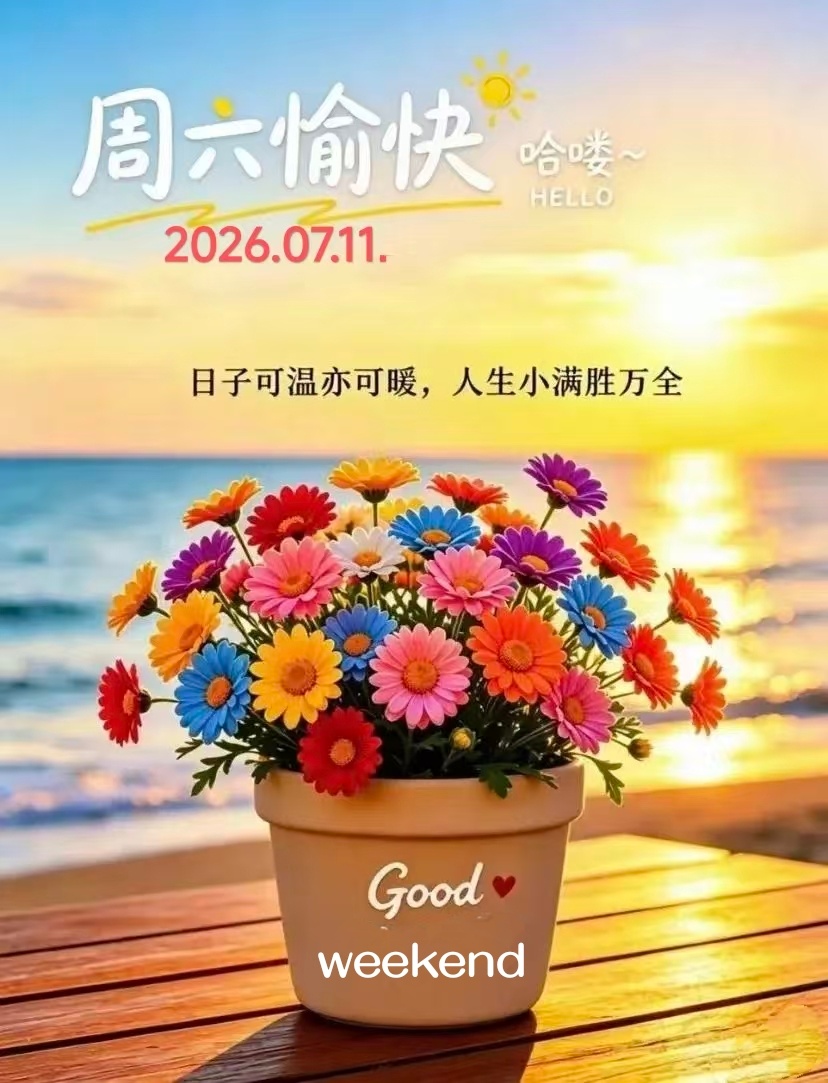 💕໑ຼ0໑ຼ6.7. 11. 星期六🍎✍🏻走过琐碎才明白：人生有顺遂，也会