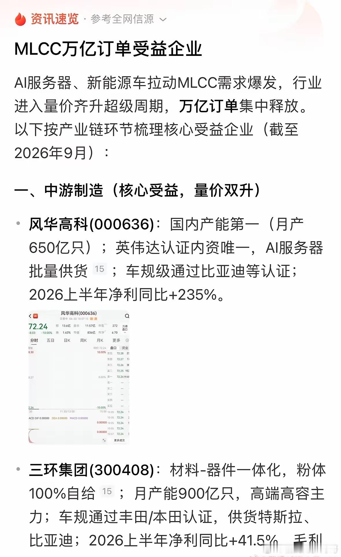 MLCC万亿订单大利好三星电机签下史上最大MLCC长约，万亿韩元订单锁定2027