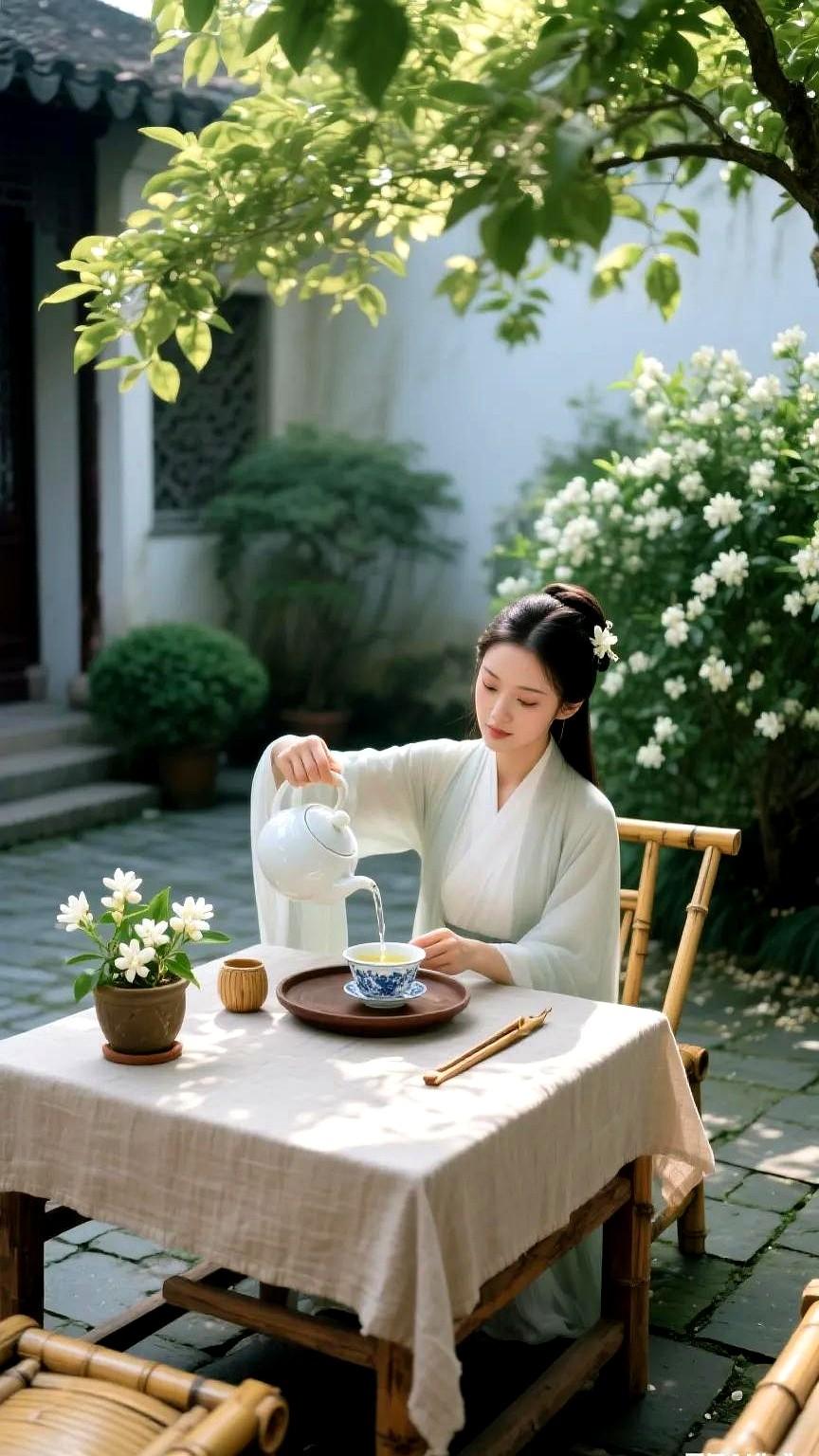 “胭脂雪不是雪，是风把晚霞撕碎了。”网友@青杏 这句热评，把上联“西风舞落胭脂雪