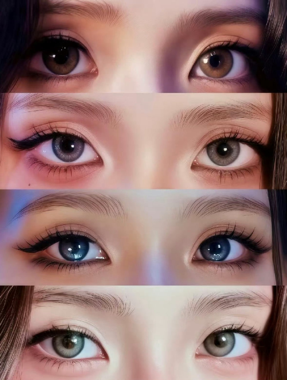 金智秀上一次回归的眼妆 ​​​