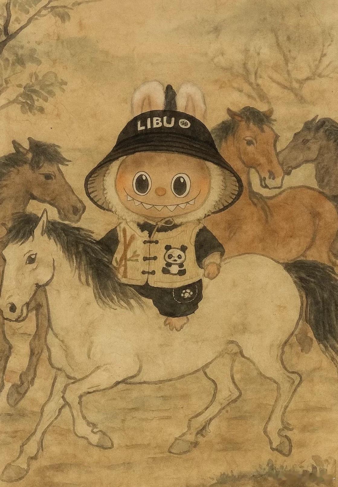 网上看见了一张图，祖传Labubu[允悲][允悲][允悲] 直接笑死 ​​​