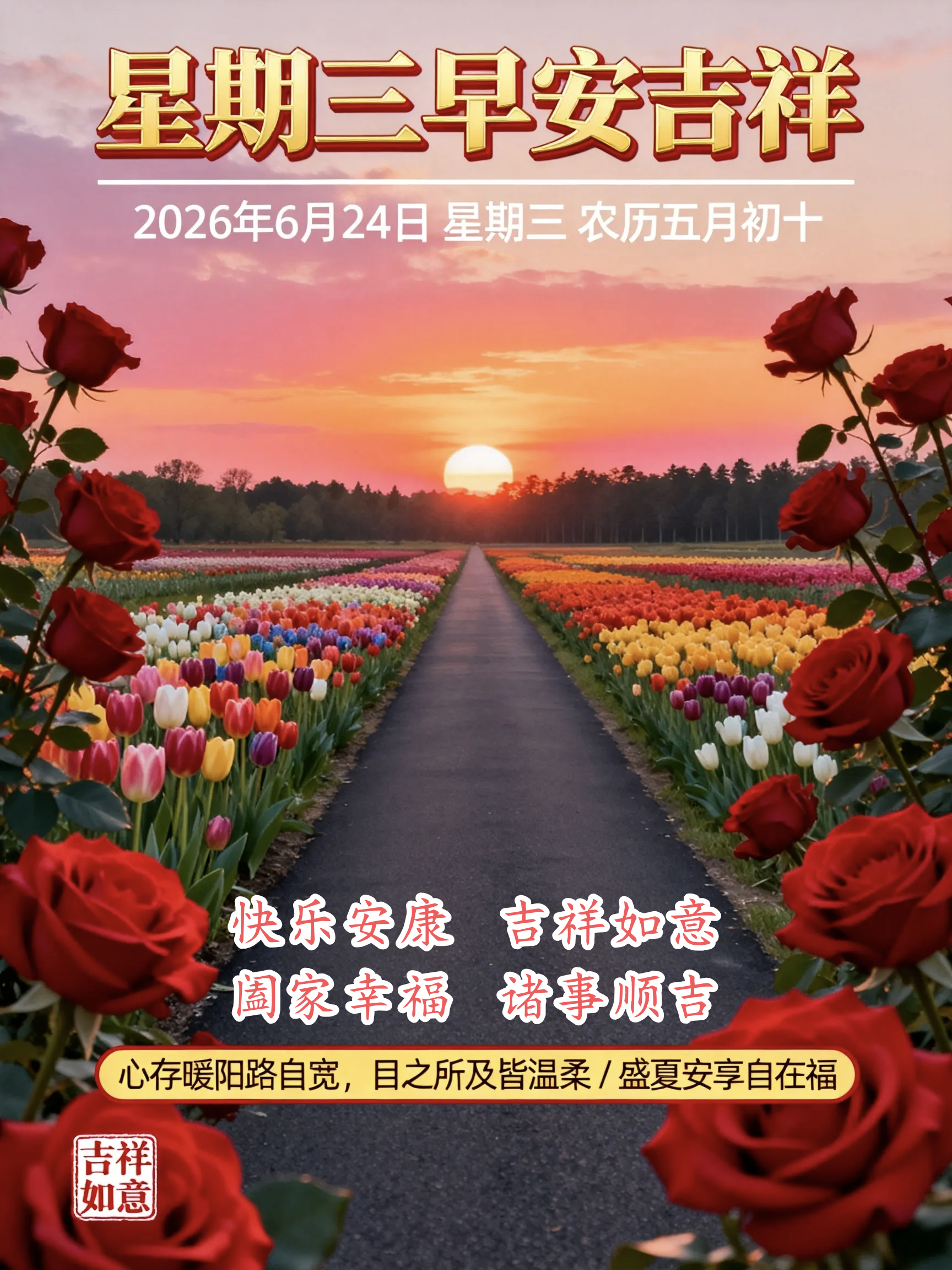 💐🌺清辉入户🌸💐💞²⁰²⁶/₀₆.24. 五月初十☀️⛵️周三 𝓖?